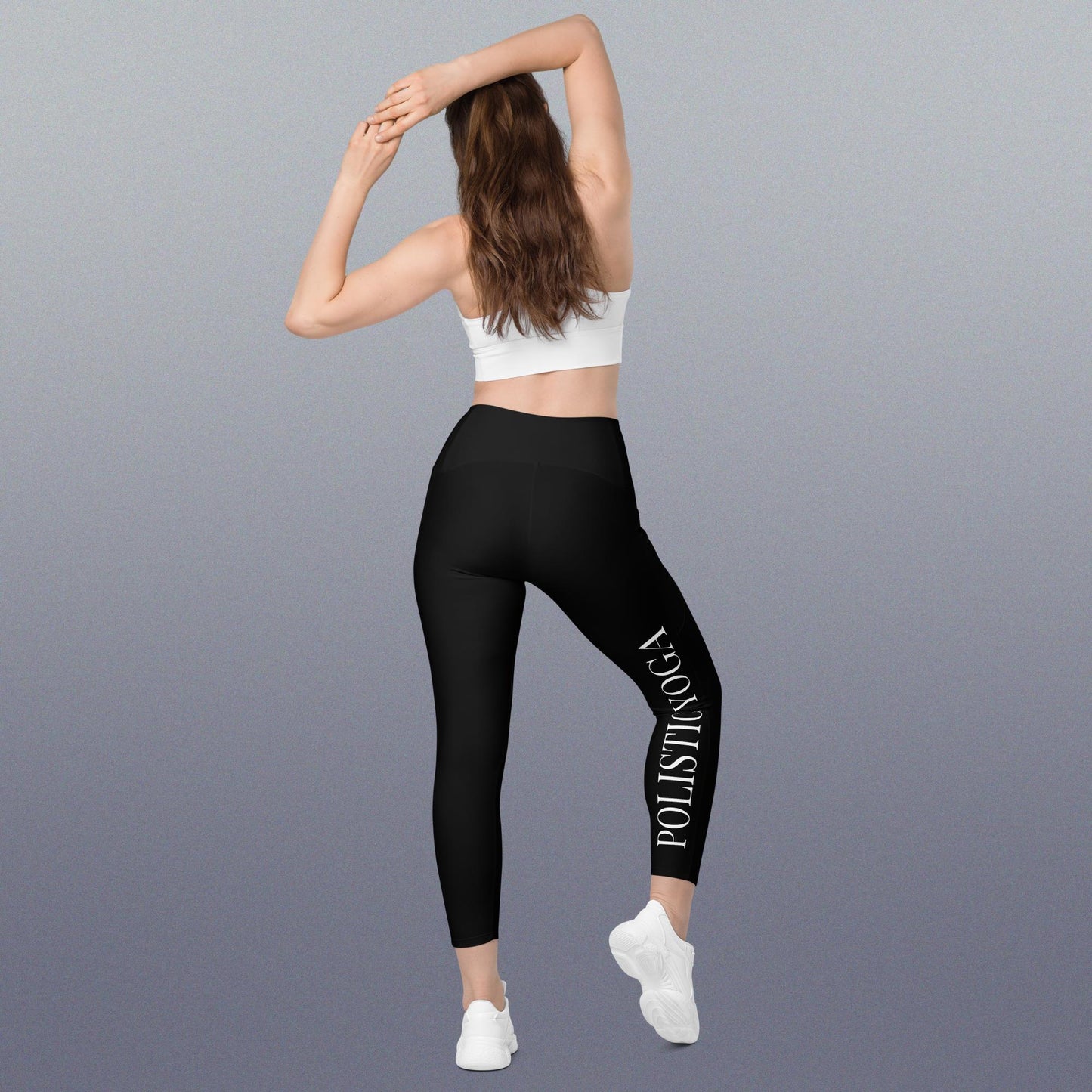 Polistic Yoga Crossover leggings with pockets