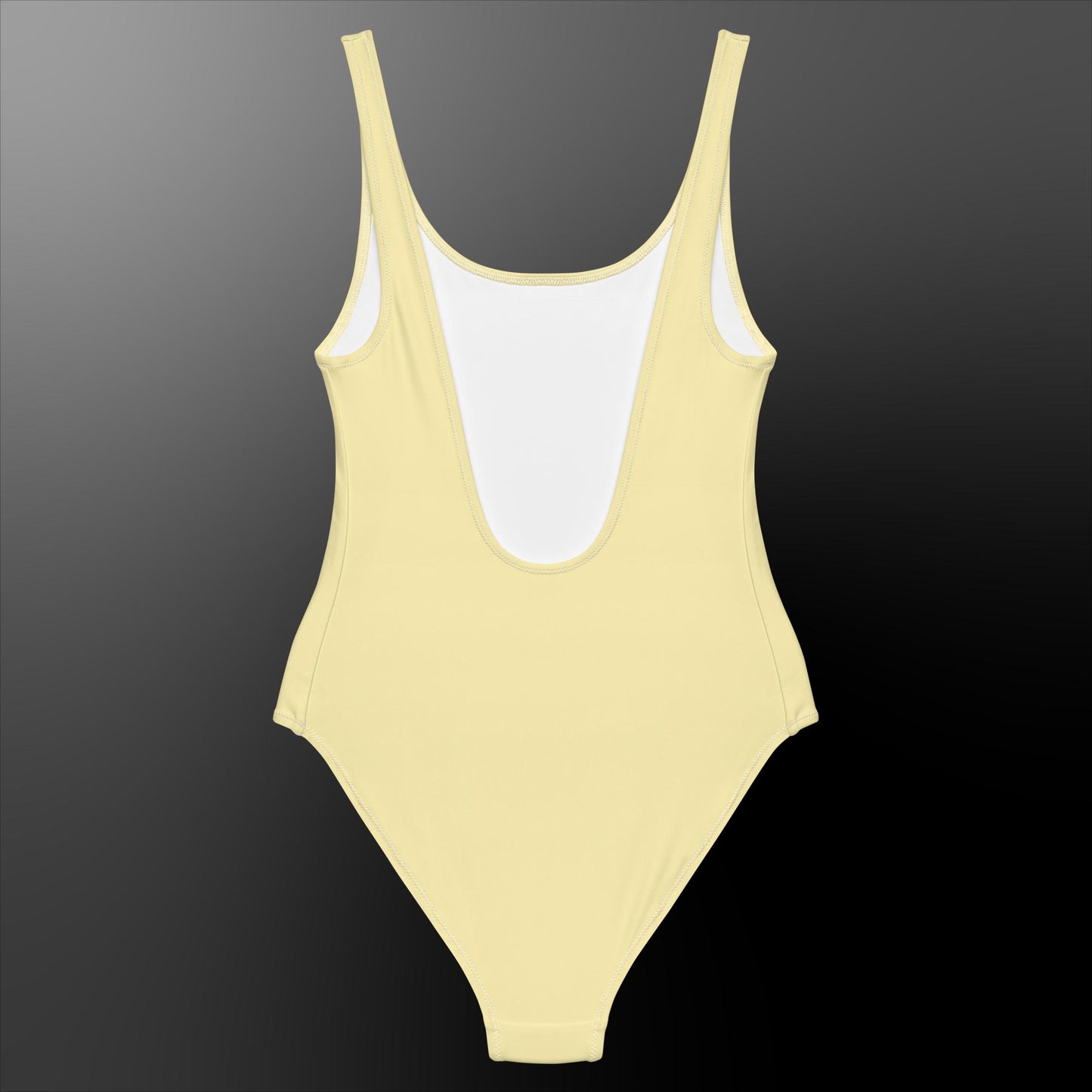 One-Piece Polistic Yoga Swimsuit Yellow