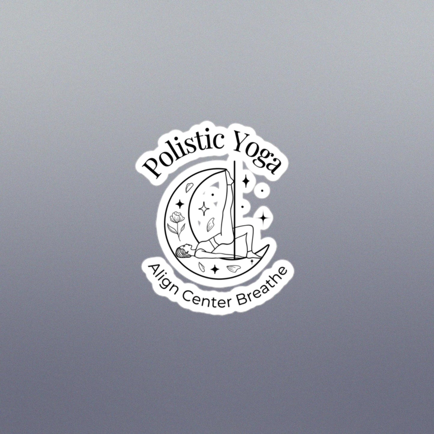 Align Center Breathe Bubble-free stickers