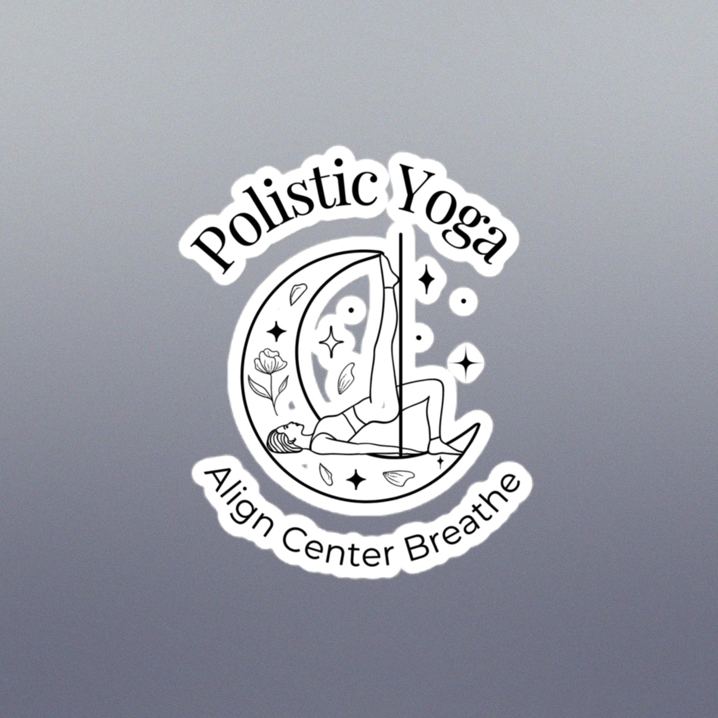 Align Center Breathe Bubble-free stickers