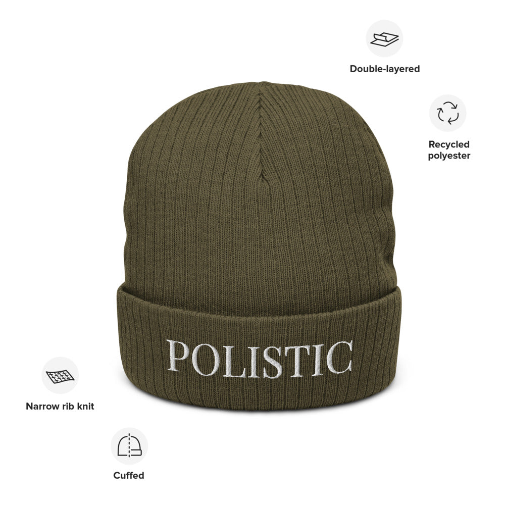 Polistic Yoga Recycled cuffed beanie
