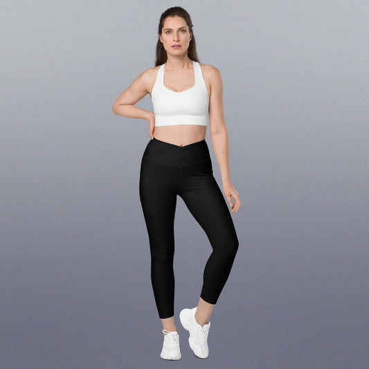 Polistic Yoga Crossover leggings with pockets