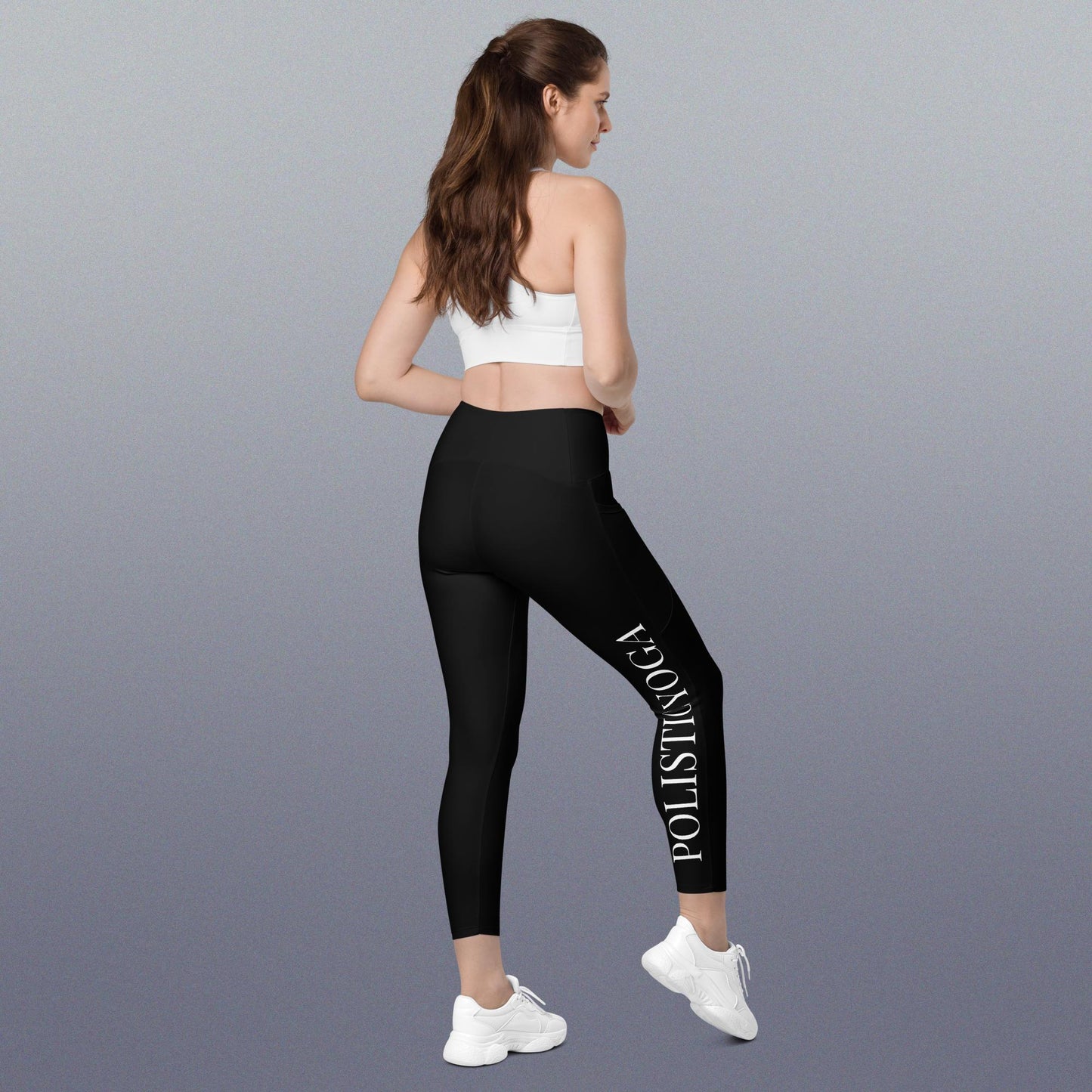 Polistic Yoga Crossover leggings with pockets