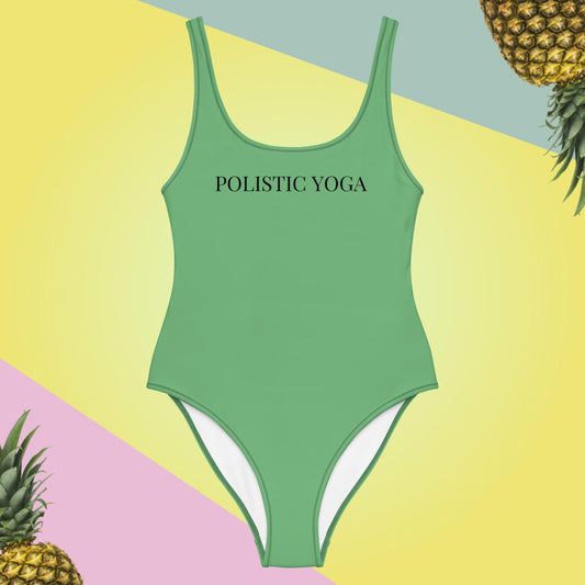 One-Piece Polistic Swimsuit Green