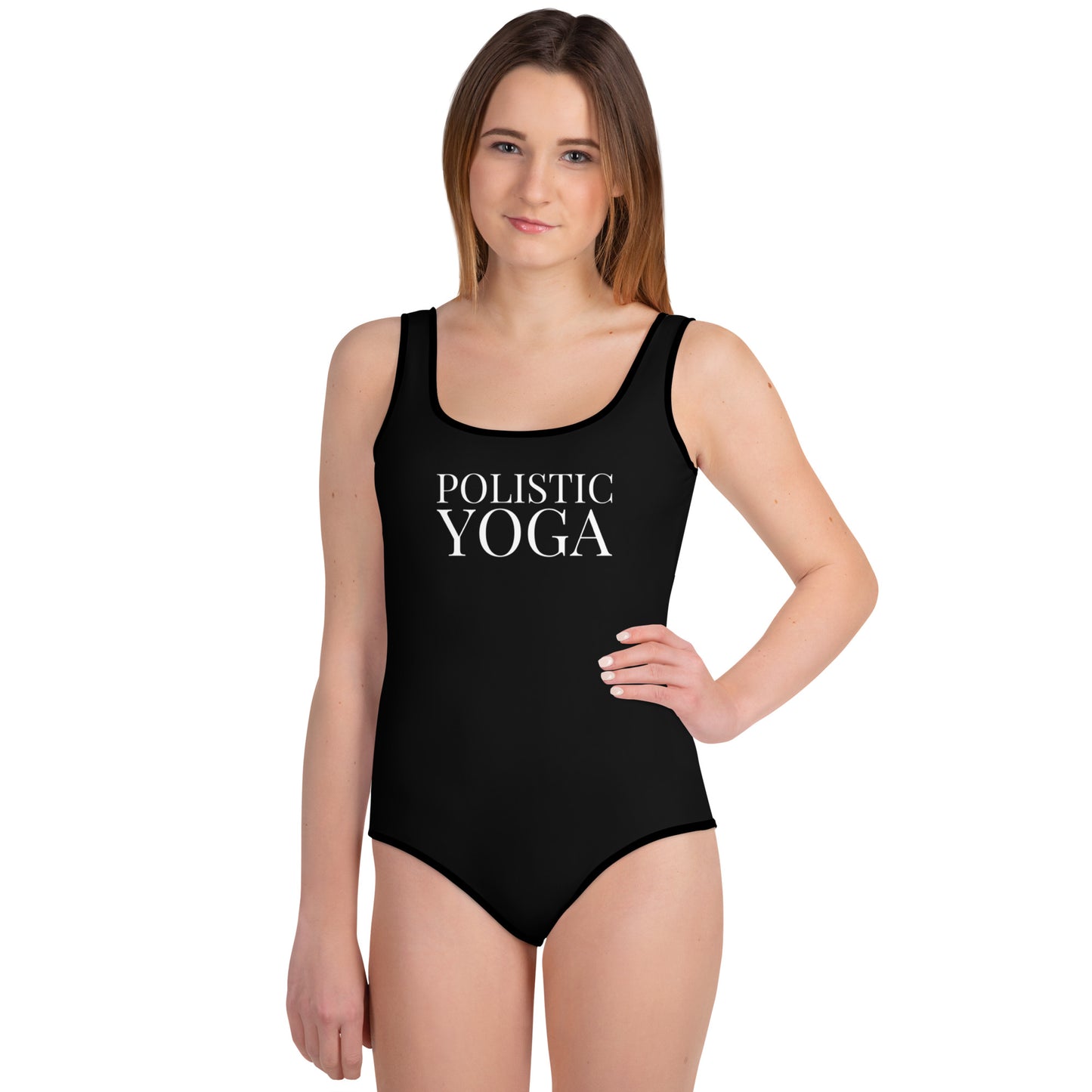 One-Piece Polistic Yoga Youth Swimsuit