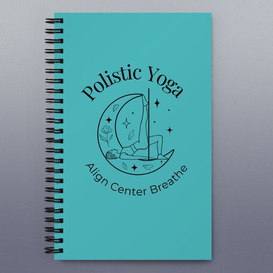 Align, Center, Breathe Spiral notebook