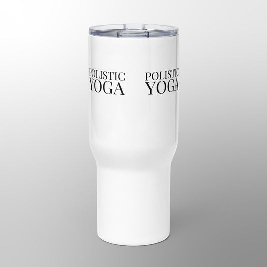 Polistic Yoga Travel mug with a handle