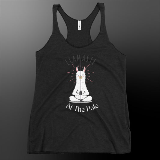 Llamaste at the Pole Women's Racerback Tank