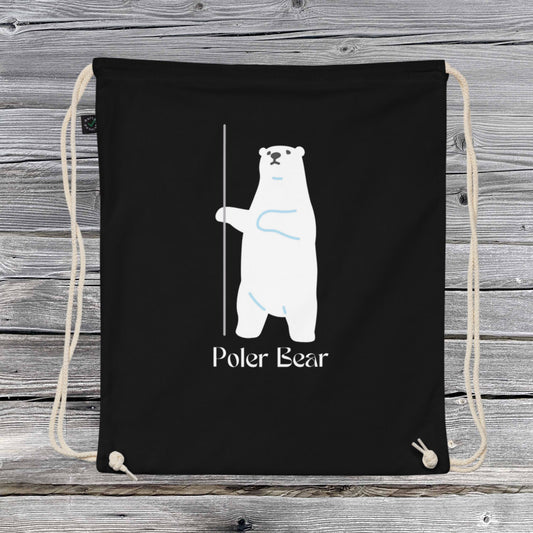 Poler Bear Organic cotton drawstring bag