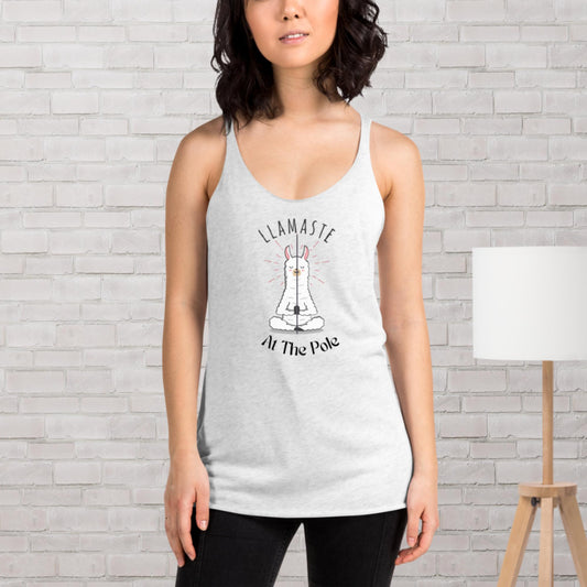 Llamaste at the Pole Women's Racerback Tank